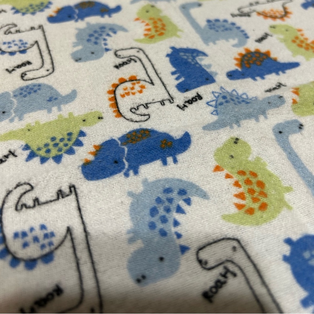 Dinosaur Receiving Blanket